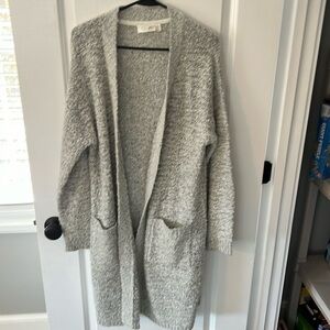 RD Style Women's Heathered Long Cardigan L